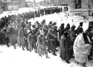 Germans taken prisoner at Stalingrad